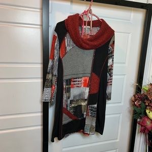 Superb fashion tunic ''Marie Claire Boutiques'' sz L (3=20%less)